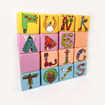 Cosmic Blocks: Funkadelic Bricks – “Toys” Album Art
