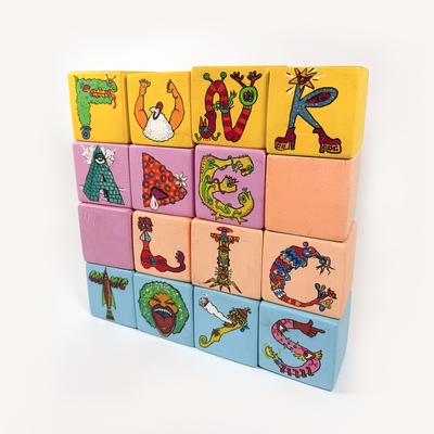 Cosmic Blocks: Funkadelic Bricks – “Toys” Album Art