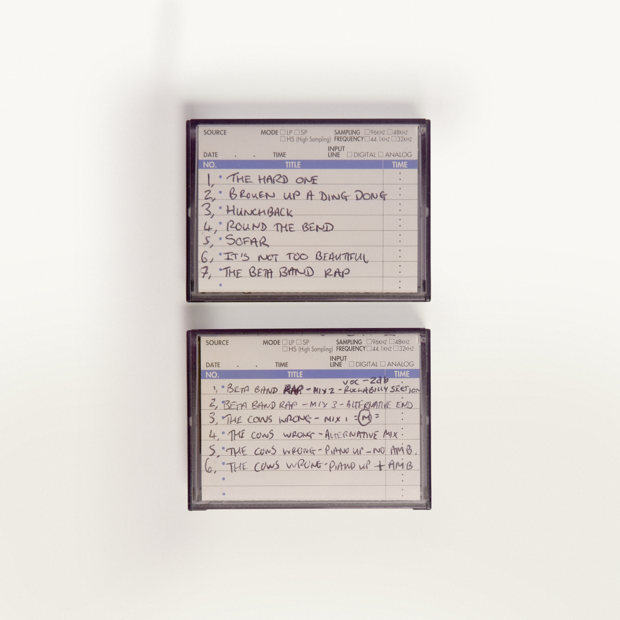 Beta Band - Album Working Archive [Bundle 4]