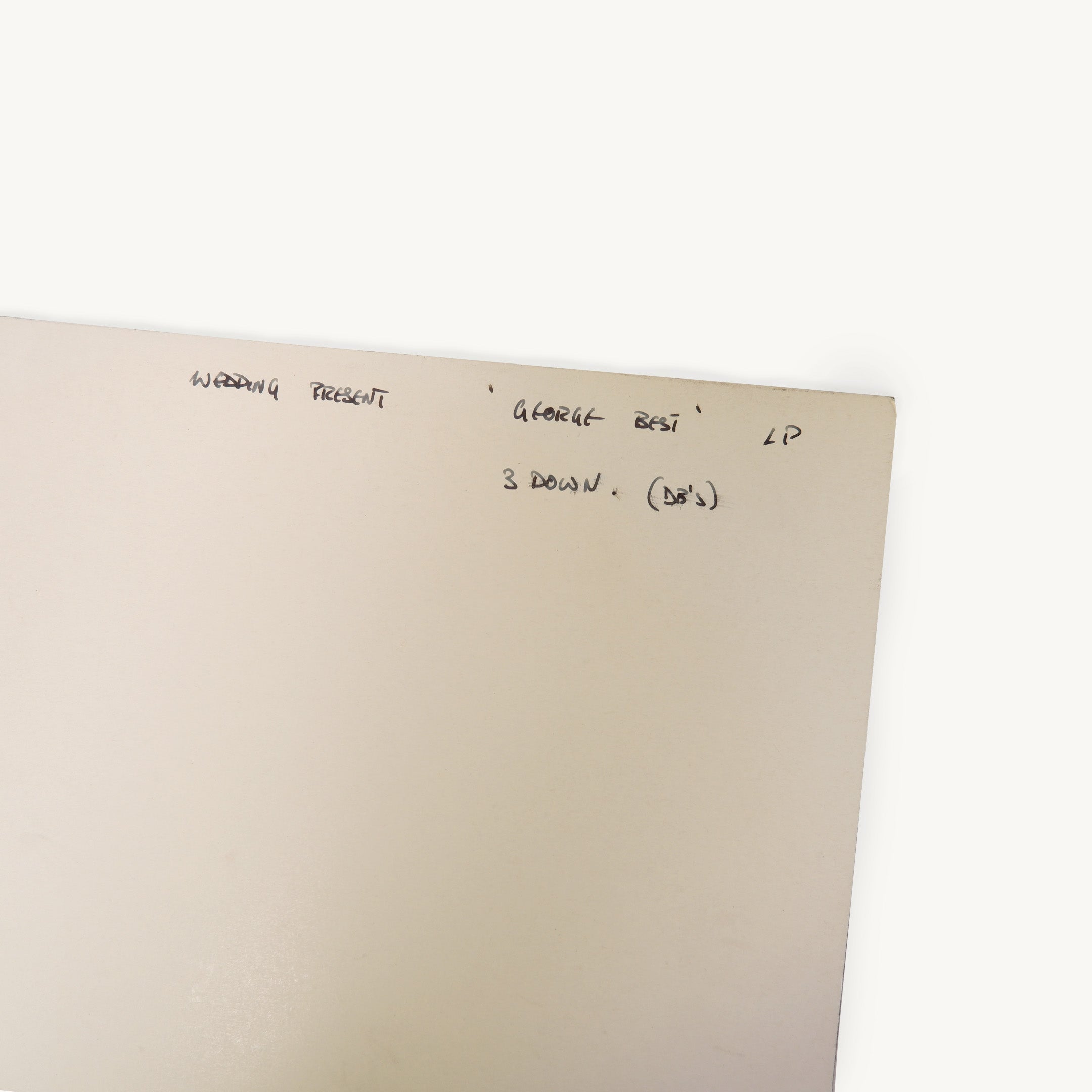 The Wedding Present Bundle 3: George Best Acetate & Promotional Archive