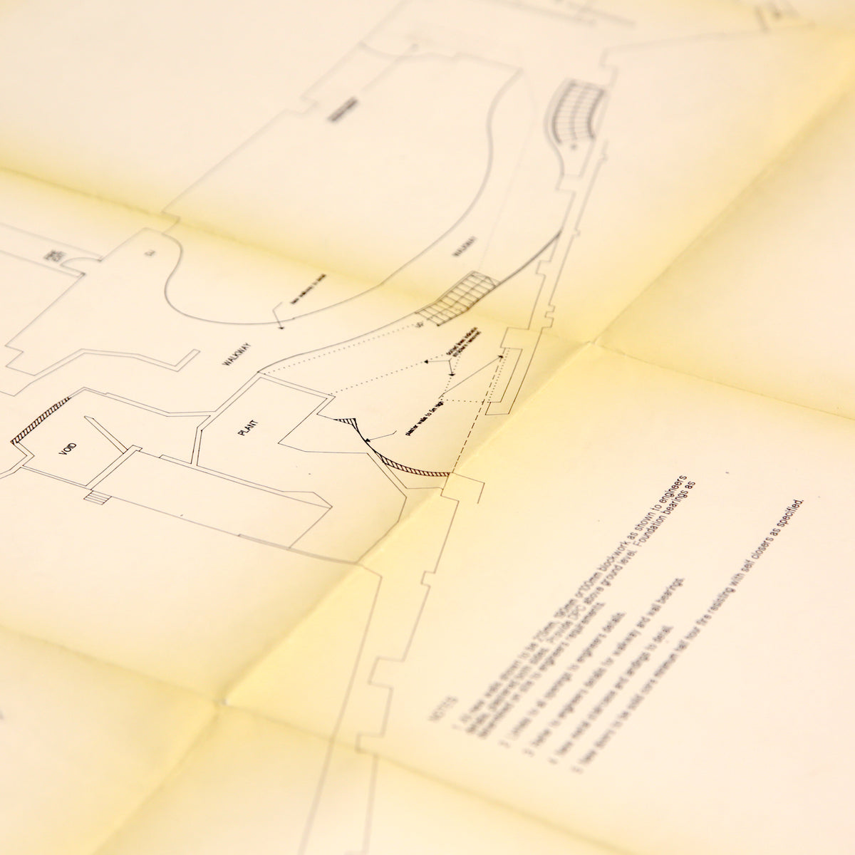 Original Ministry of Sound Architectural Floor Plans, 103 Gaunt Street (3 Plans)