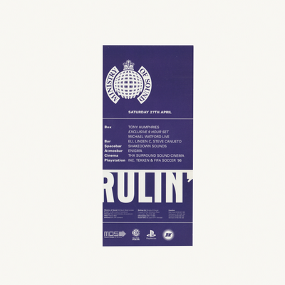 Classic Ministry of Sound Flyer Collection
