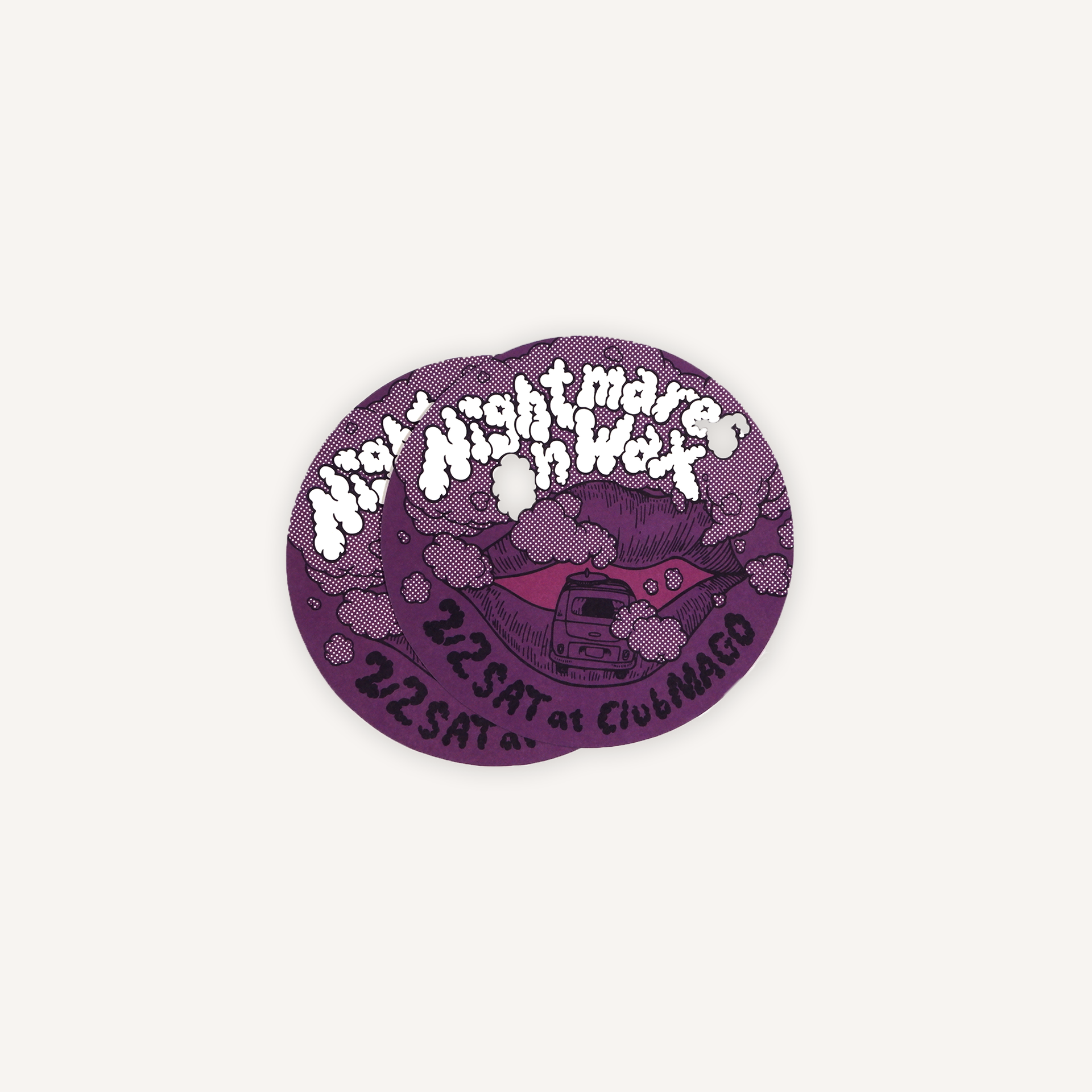 Signed) NOW Japan Tour Club Flyer Circle / Purple – Wax Poetics