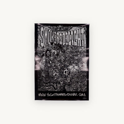 Smokers Delight Promo Poster (B/W A2)
