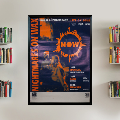 NOW Mind Elevation Germany Tour Poster (Blue / Orange A1)