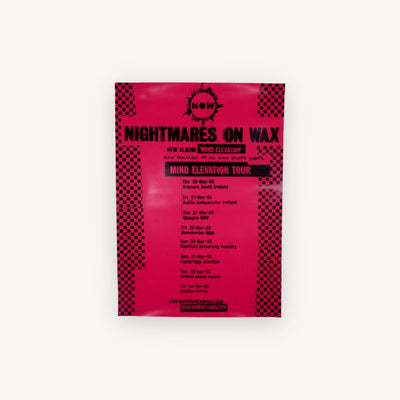 NOW Mind Elevation Tour Poster (Pink A3)