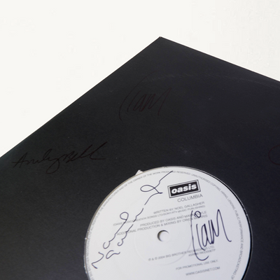 Oasis – Signed “Columbia” Promotional Test Pressing