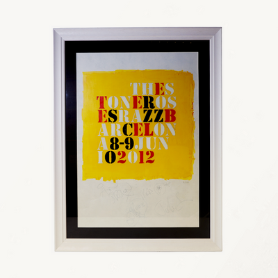 The Stone Roses – Signed 2012 Reunion Tour Barcelona Poster