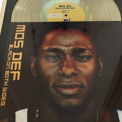 Mos Def Black on Both Sides Gold Sales Plaque (Rawkus Records)