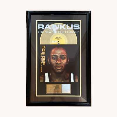 Mos Def Black on Both Sides Gold Sales Plaque (Rawkus Records)