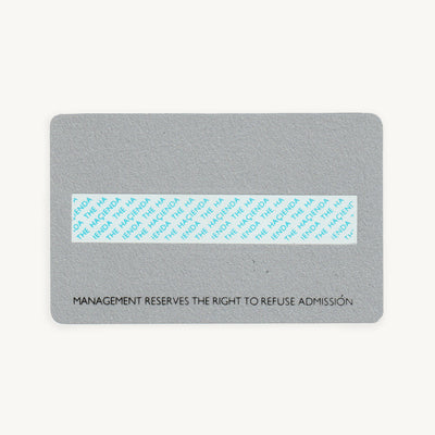 Fac51 The Hacienda Membership Card