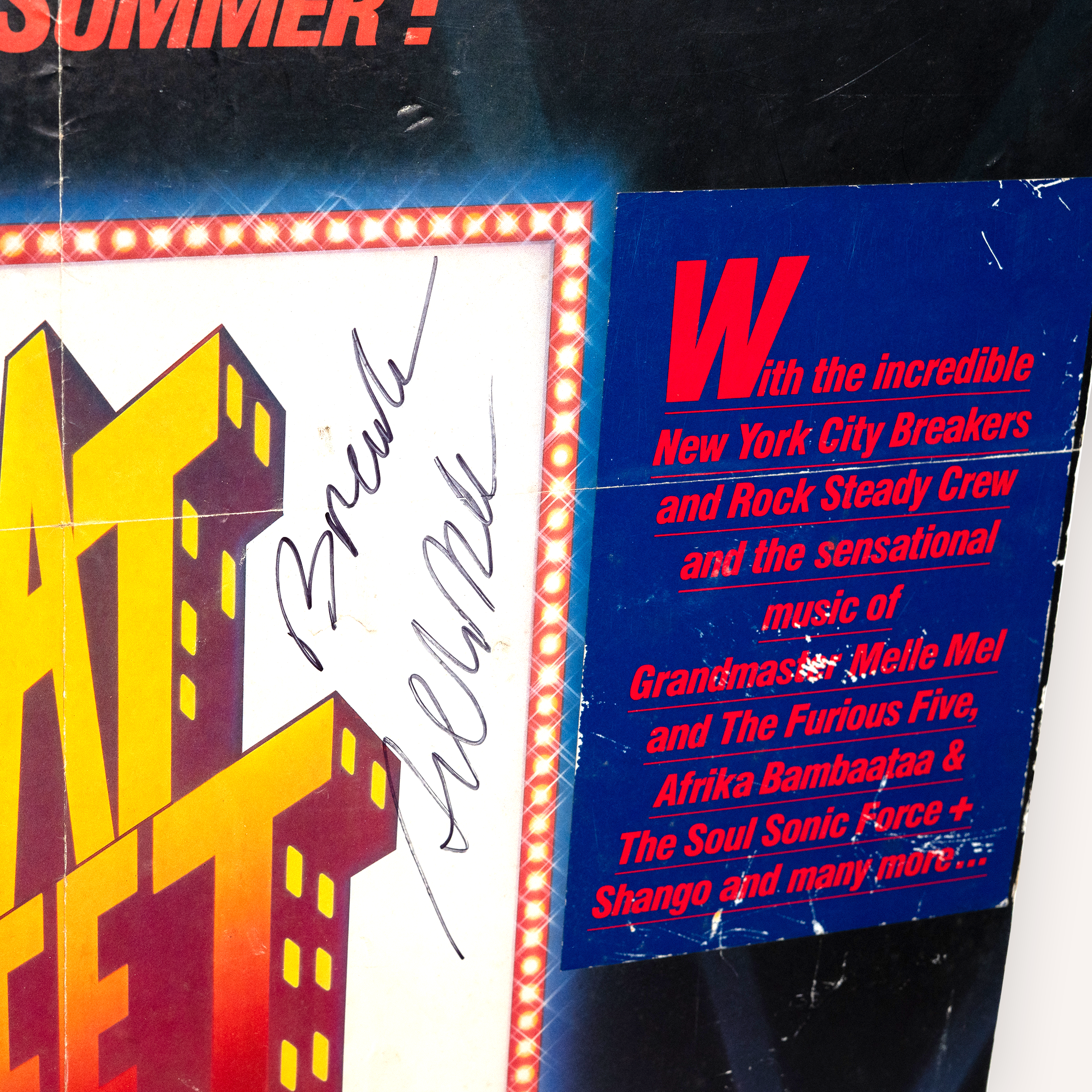 Beat Street Original Poster (Signed Arthur Baker)