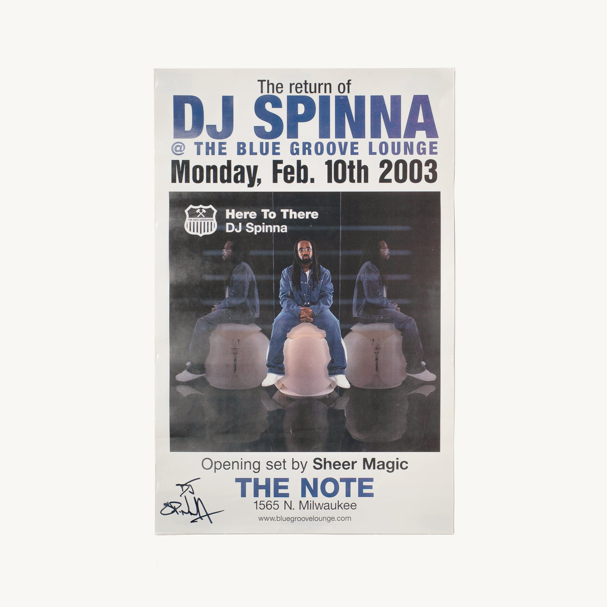 Signed BBE Album Release Party Poster