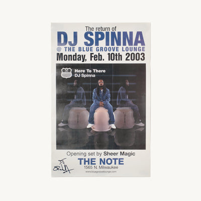 Signed BBE Album Release Party Poster