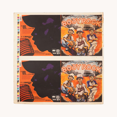 Reverse-board print of GE-OLOGY's original iconic 'Body Rock' artwork
