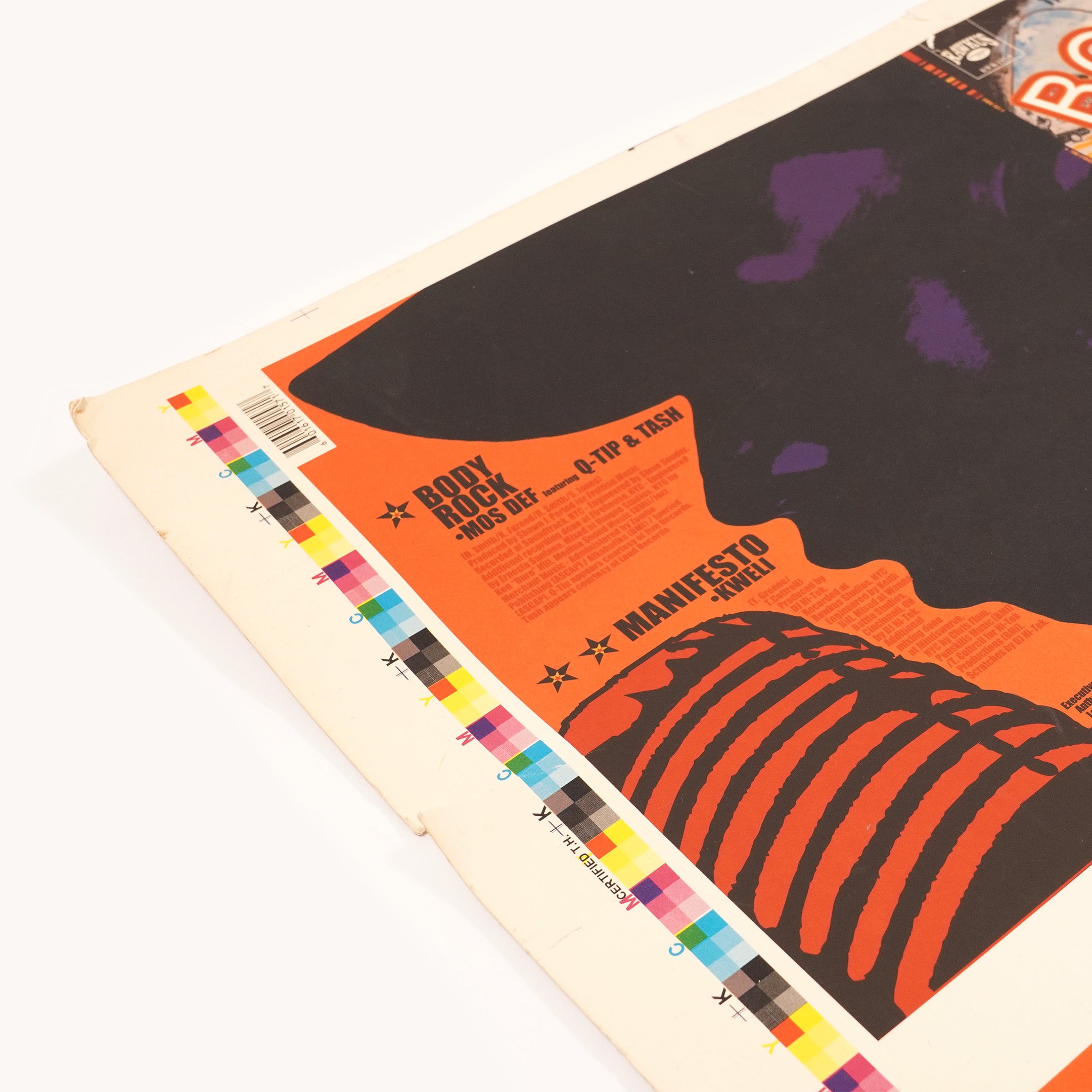 Reverse-board print of GE-OLOGY's original iconic 'Body Rock