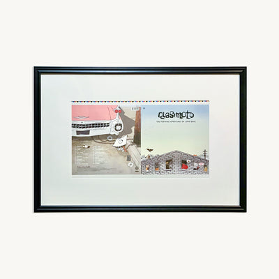 Quasimoto –  'The Further Adventures of Lord Quas' Unfolded Vinyl LP Artwork Proof