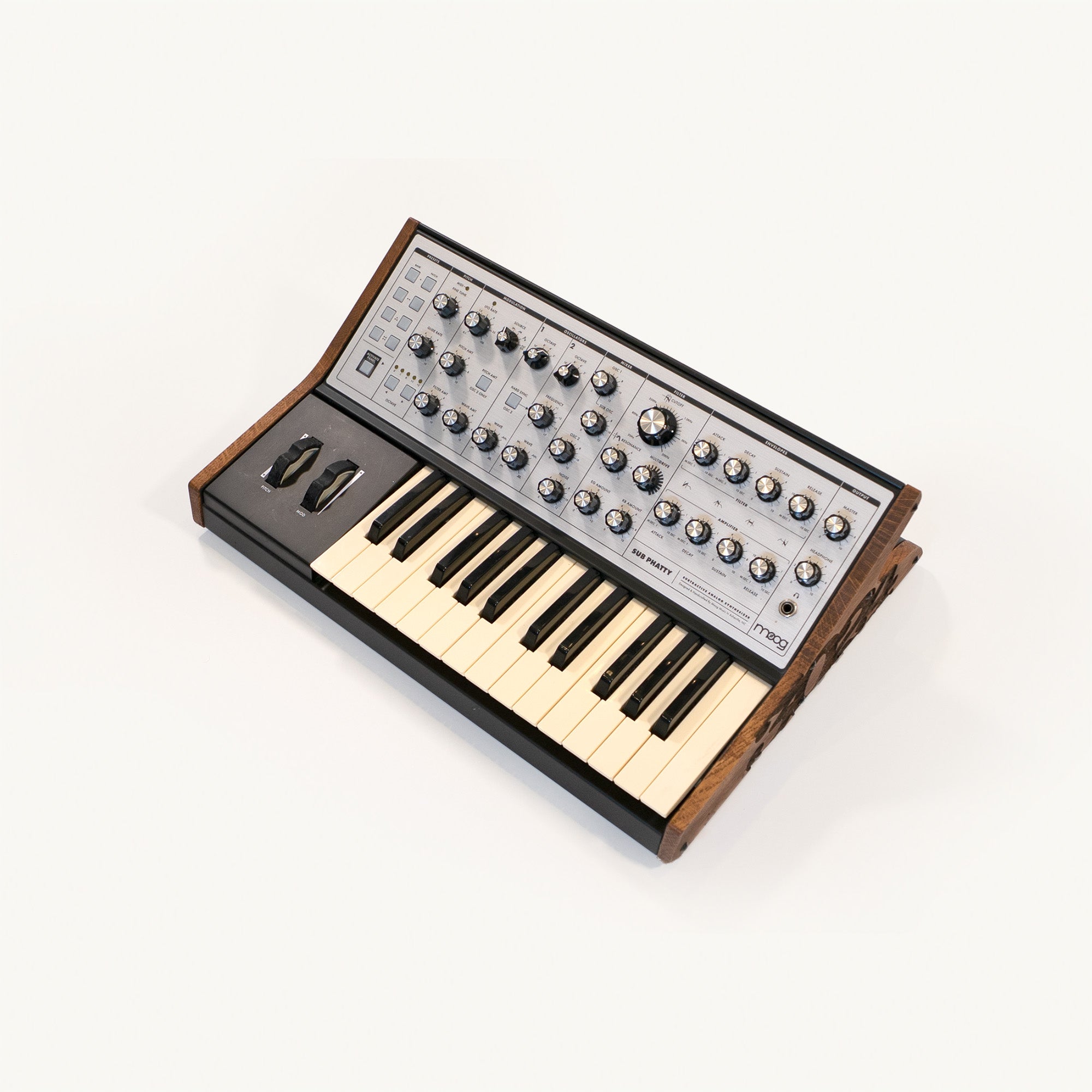 Moog Sub Phatty Synthesizer with Custom 3024 Wooden Panels
