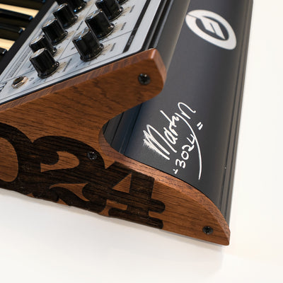 Moog Sub Phatty Synthesizer with Custom 3024 Wooden Panels – Studio Used & Signed