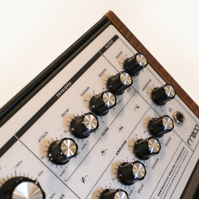 Moog Sub Phatty Synthesizer with Custom 3024 Wooden Panels – Studio Used & Signed