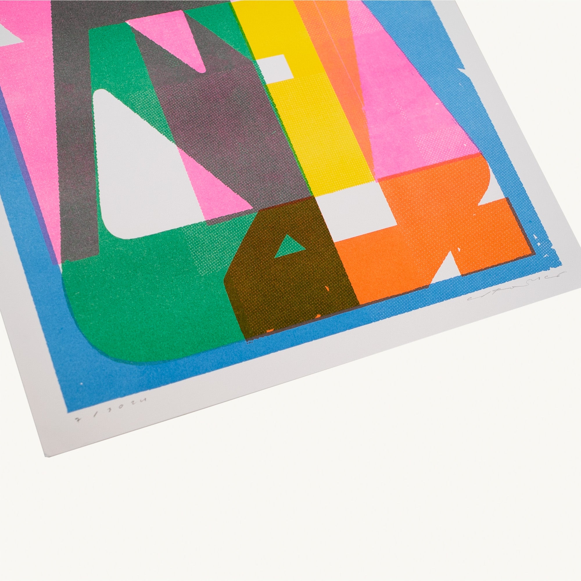 Otik – Cloud Runner Limited Edition Erosie Riso Print