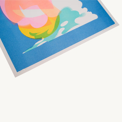Ehua – Clouds EP Limited Edition Erosie Riso Print