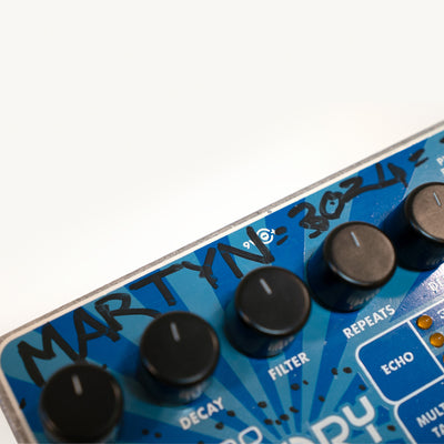 Electro-Harmonix Stereo Memory Man with Hazarai Delay Pedal – Studio Used & Signed