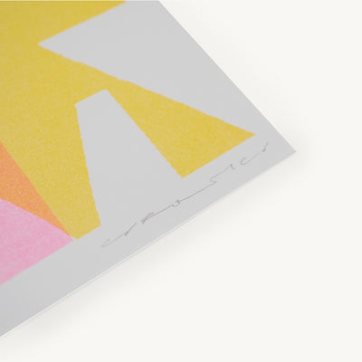 Talik – Firefly EP Limited Edition Erosie Riso Print