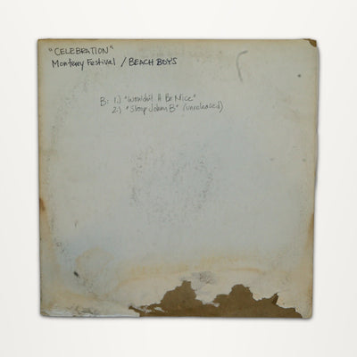 Beach Boys Test Pressing – Celebration Festival (Annotated)