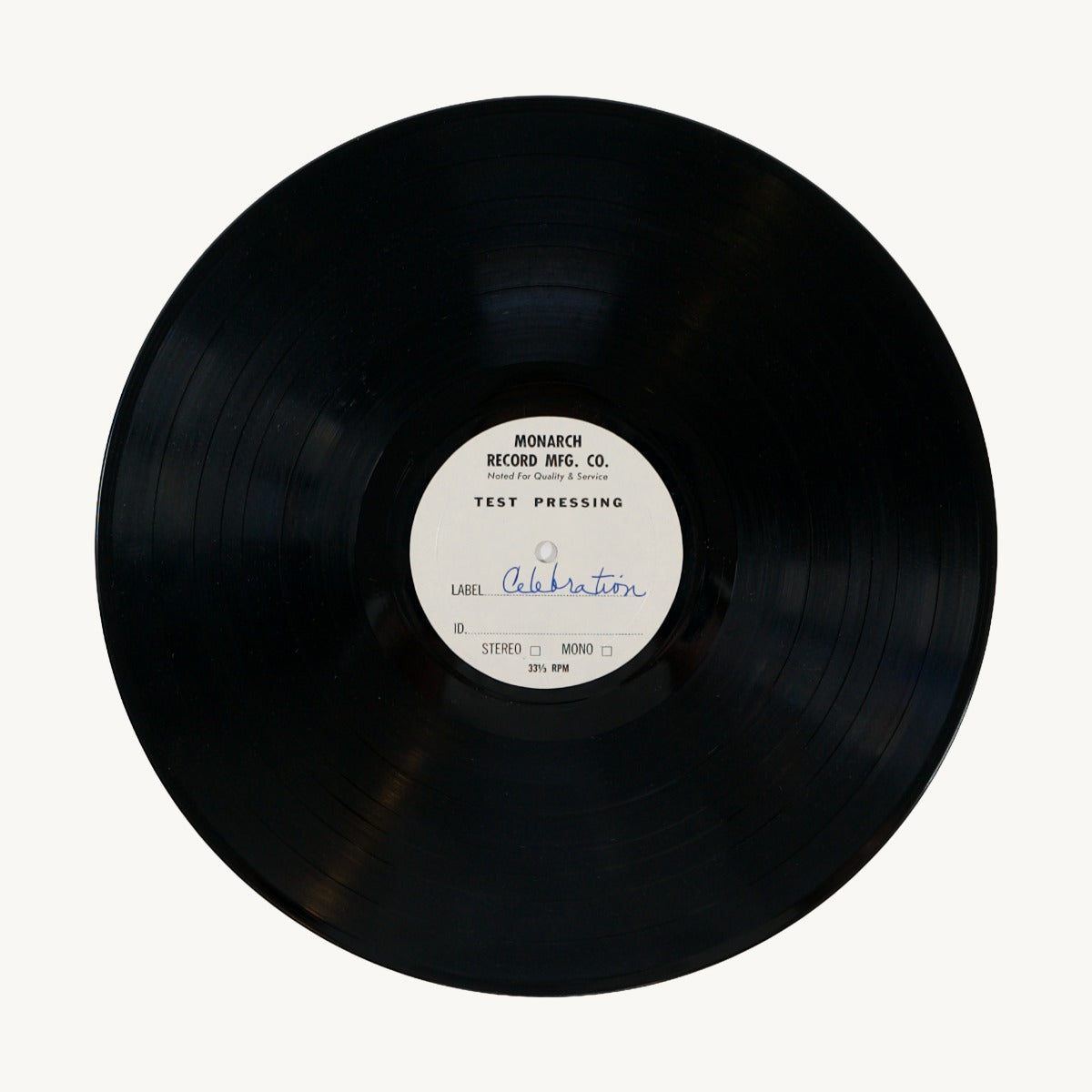 Beach Boys Test Pressing – Celebration Festival (Annotated)