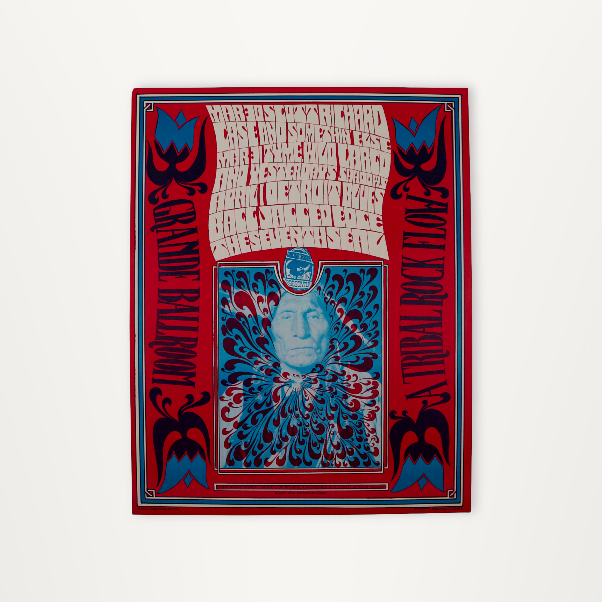 Detroit Grande Ballroom – A Tribal Rock Flow Concert Poster