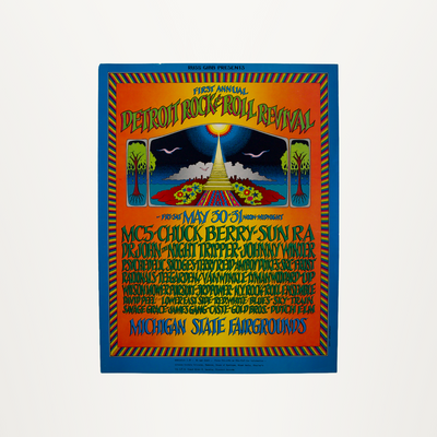 First Annual Detroit Rock & Roll Revival Concert Poster