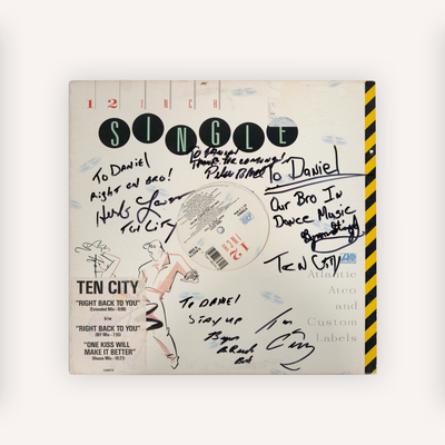 Ten City Signed 12” – “Right Back To You”