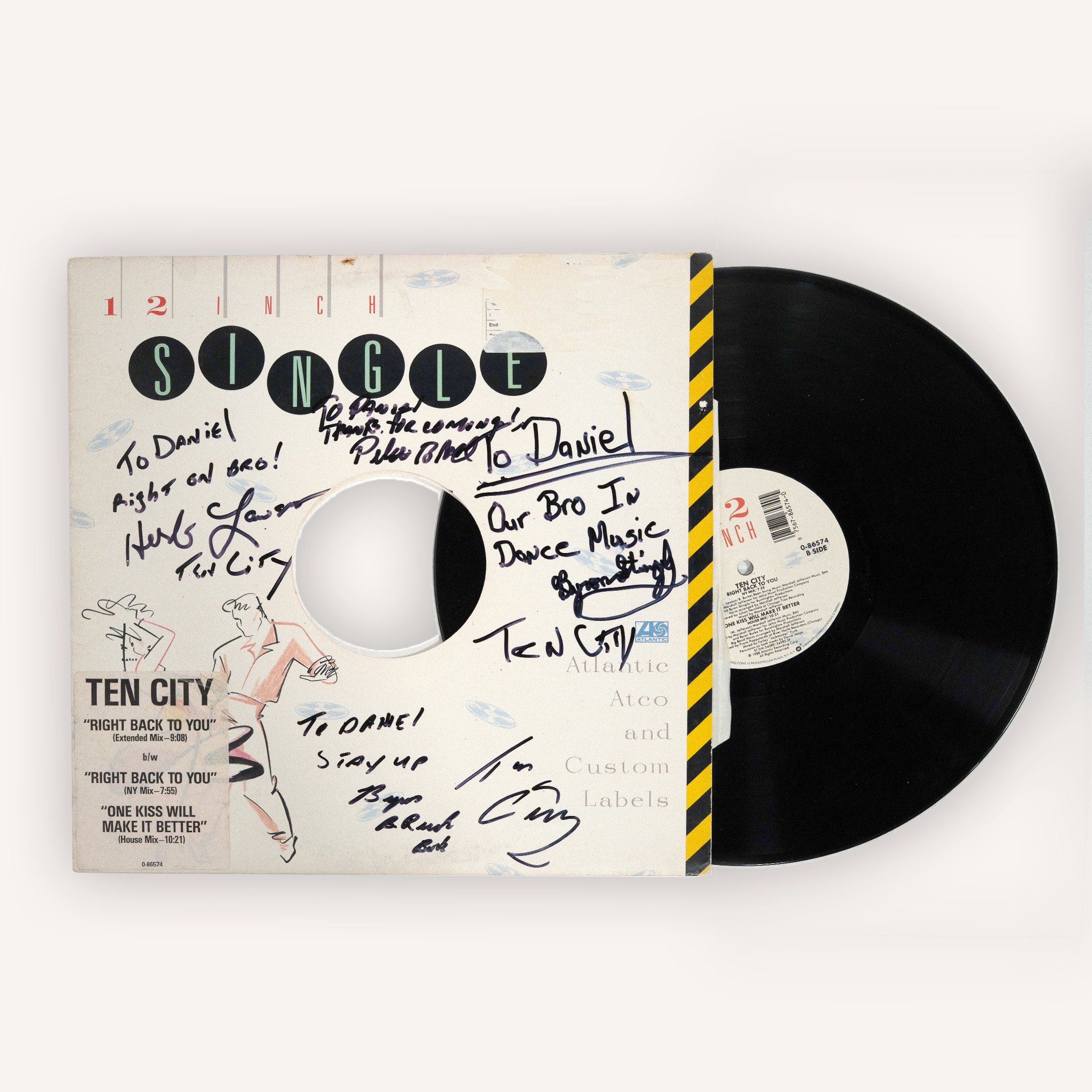 Ten City Signed 12” – “Right Back To You”