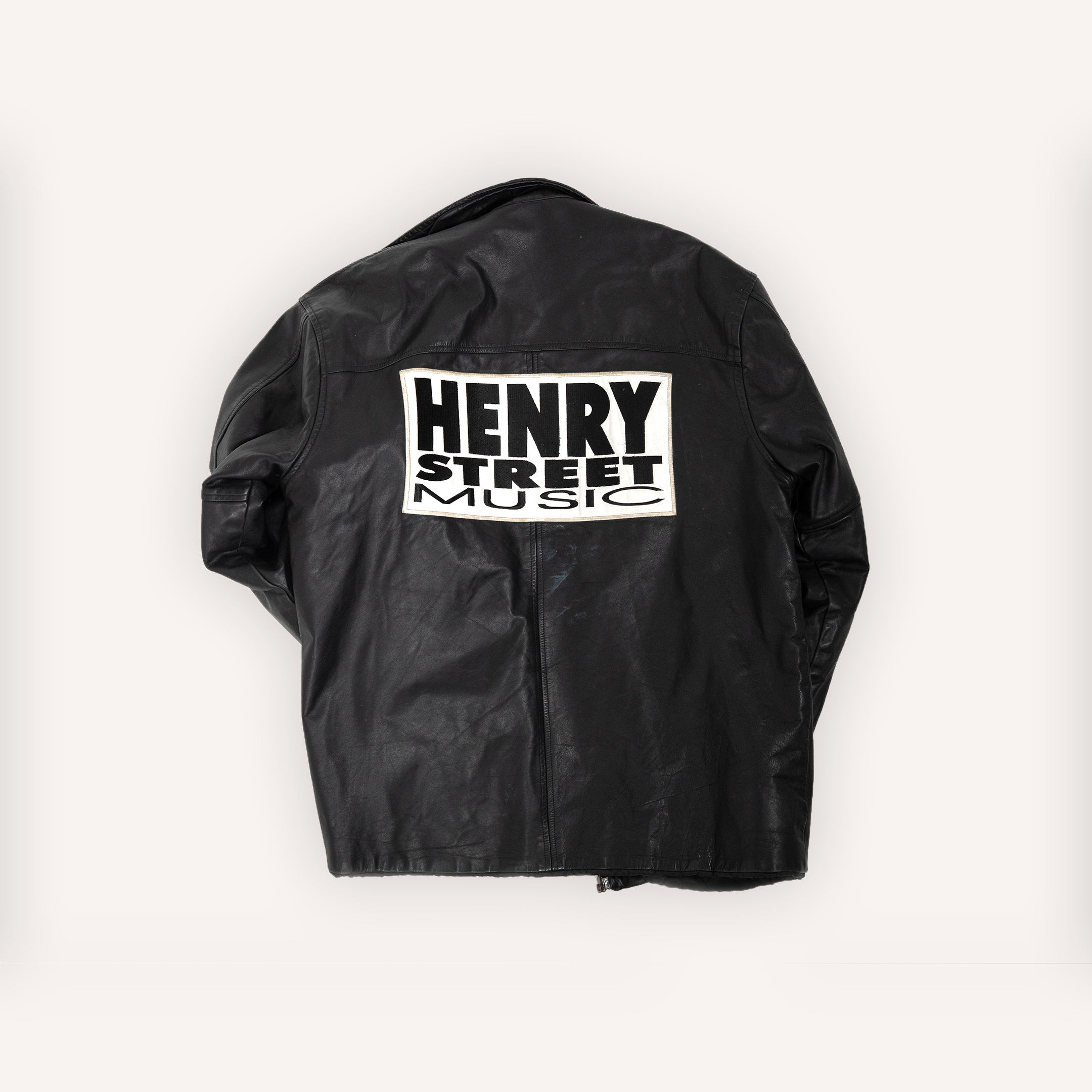 Henry Street Music - “Victor” Personalized Leather Jacket (1990s