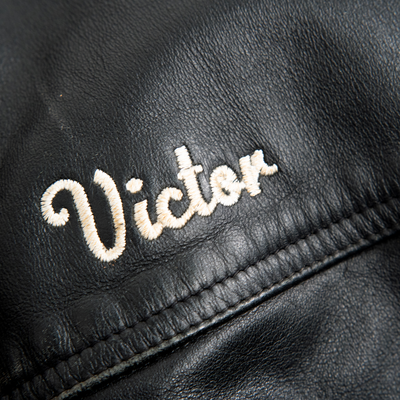 Henry Street Music - “Victor” Personalized Leather Jacket (1990s)