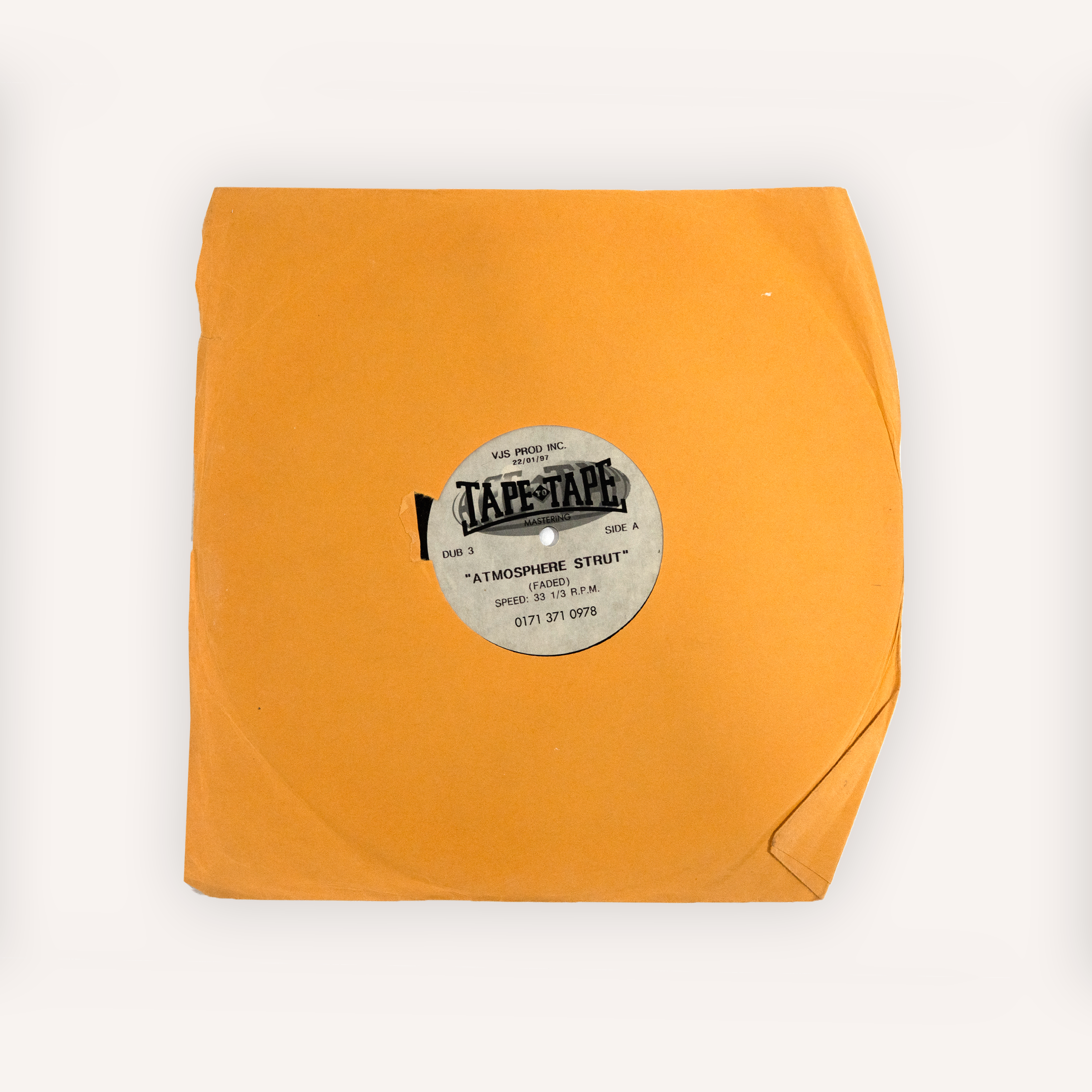 1990s House Acetates (10” DJ Promos)