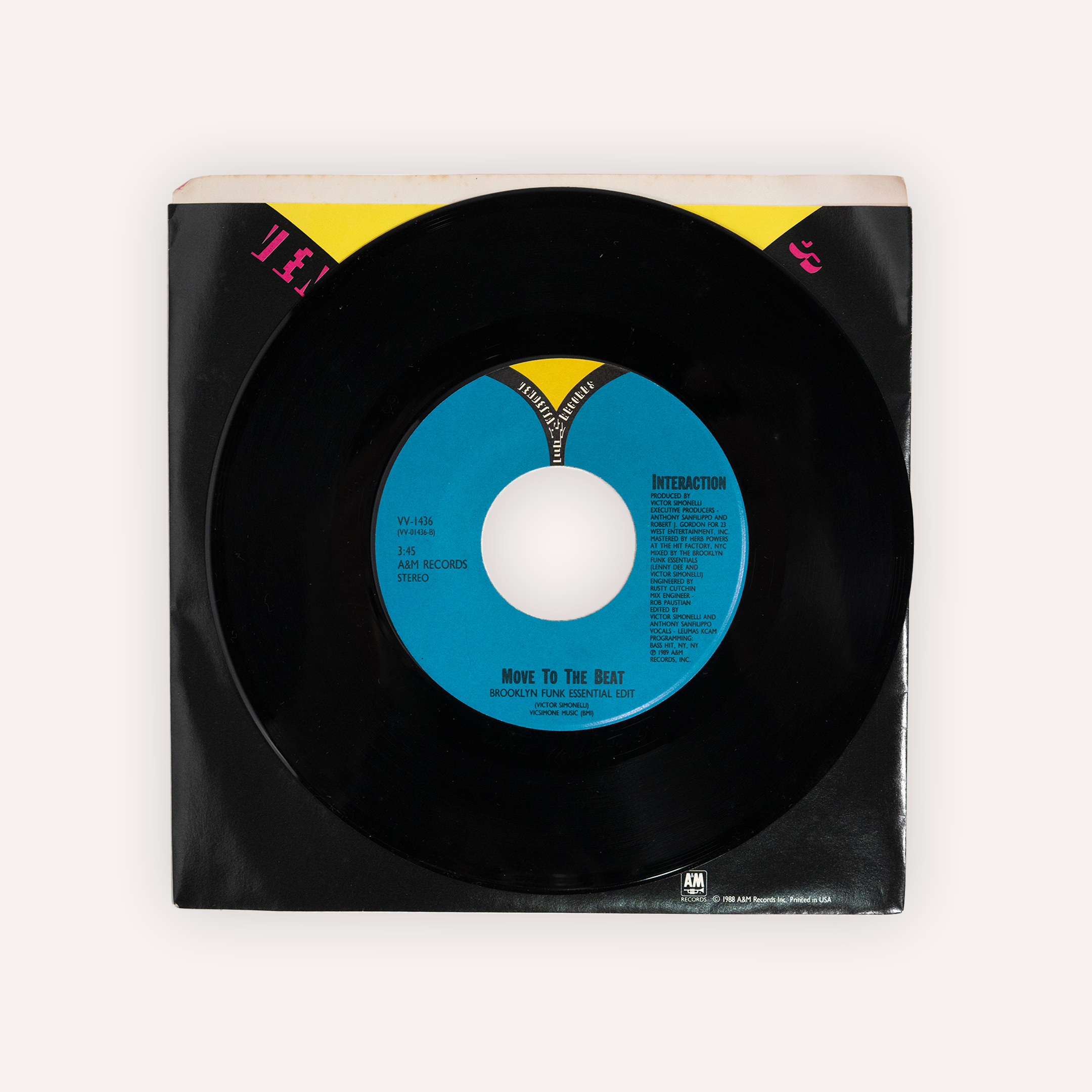 Victor Simonelli – “Move To The Beat” 7” (Vendetta Records)