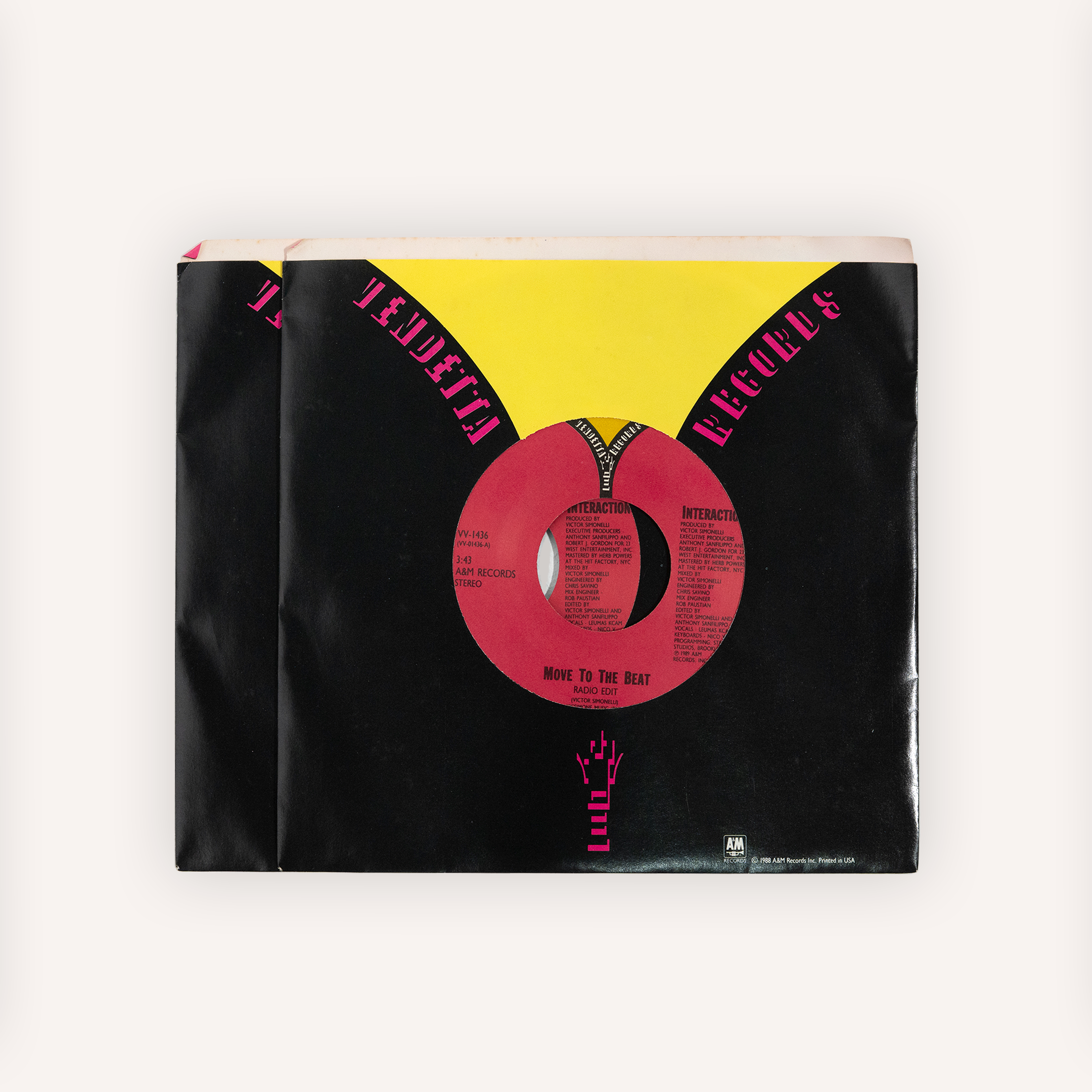 Victor Simonelli – “Move To The Beat” 7” (Vendetta Records)