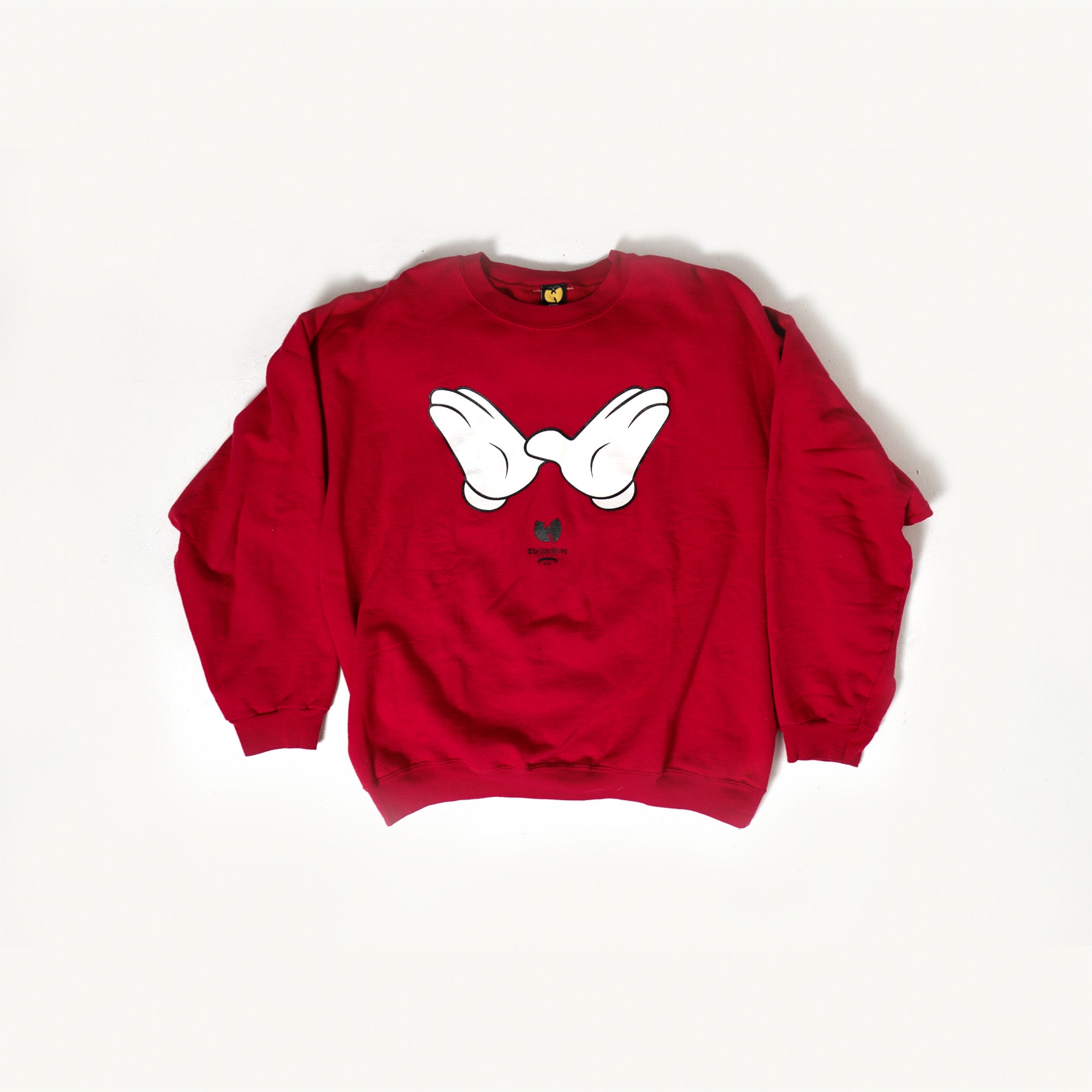 Wu Wear 'Cartoon Hands' Crewneck — Pop-Art Parody Graphic