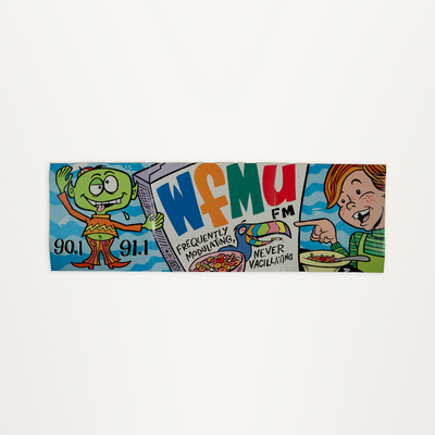 Vintage WFMU Bumper Sticker