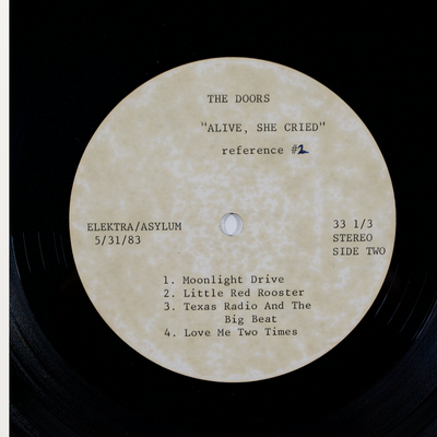 The Doors – Alive, She Cried Reference #2 Vinyl