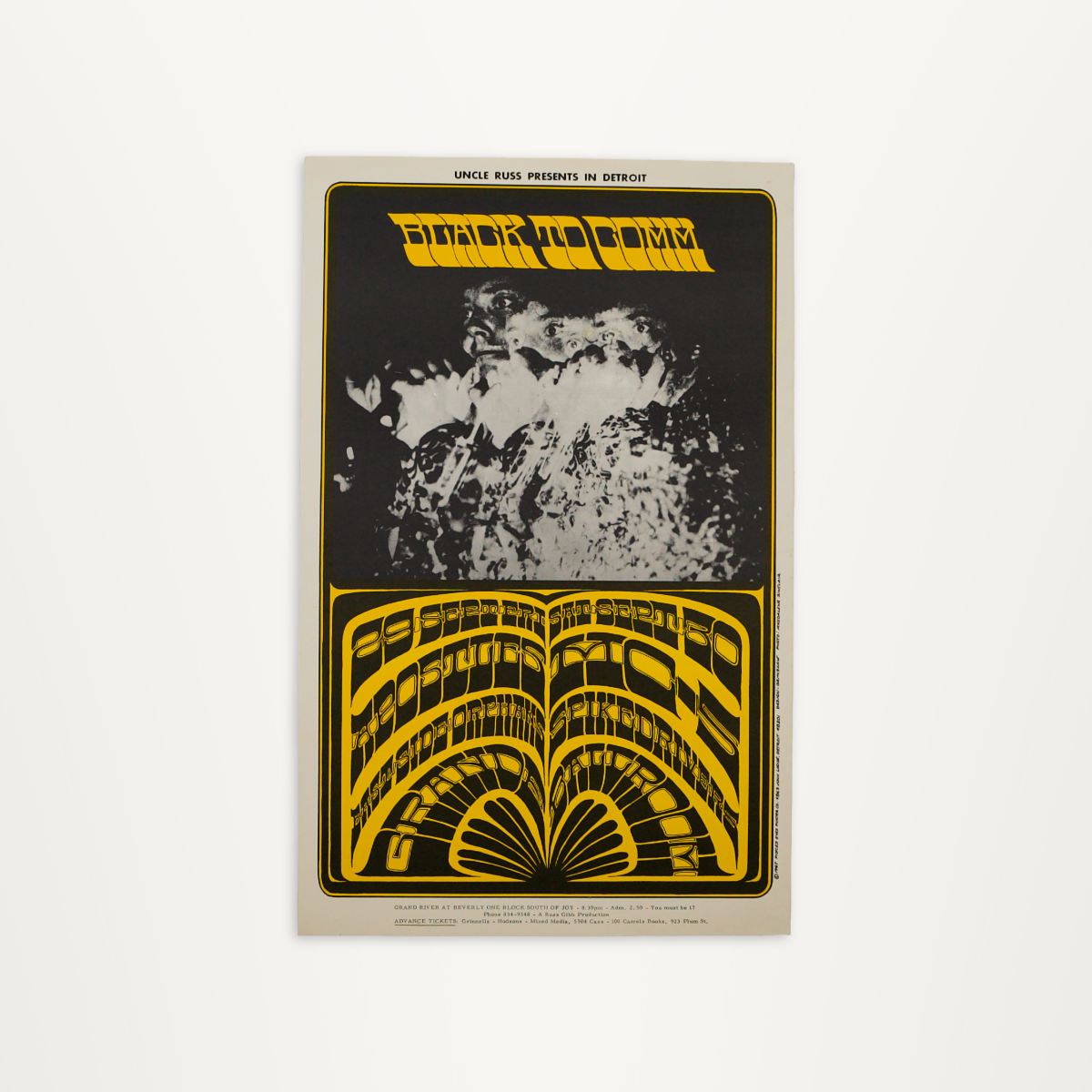 Black To Comm Concert Poster
