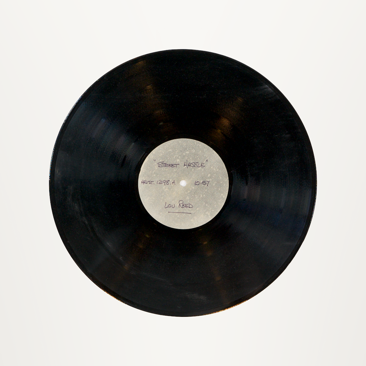 Lou Reed Acetate – Street Hassle, Waiting for the Man & Venus in Furs