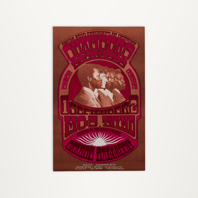 Detroit Grande Ballroom – The Chambers Brothers Concert Poster