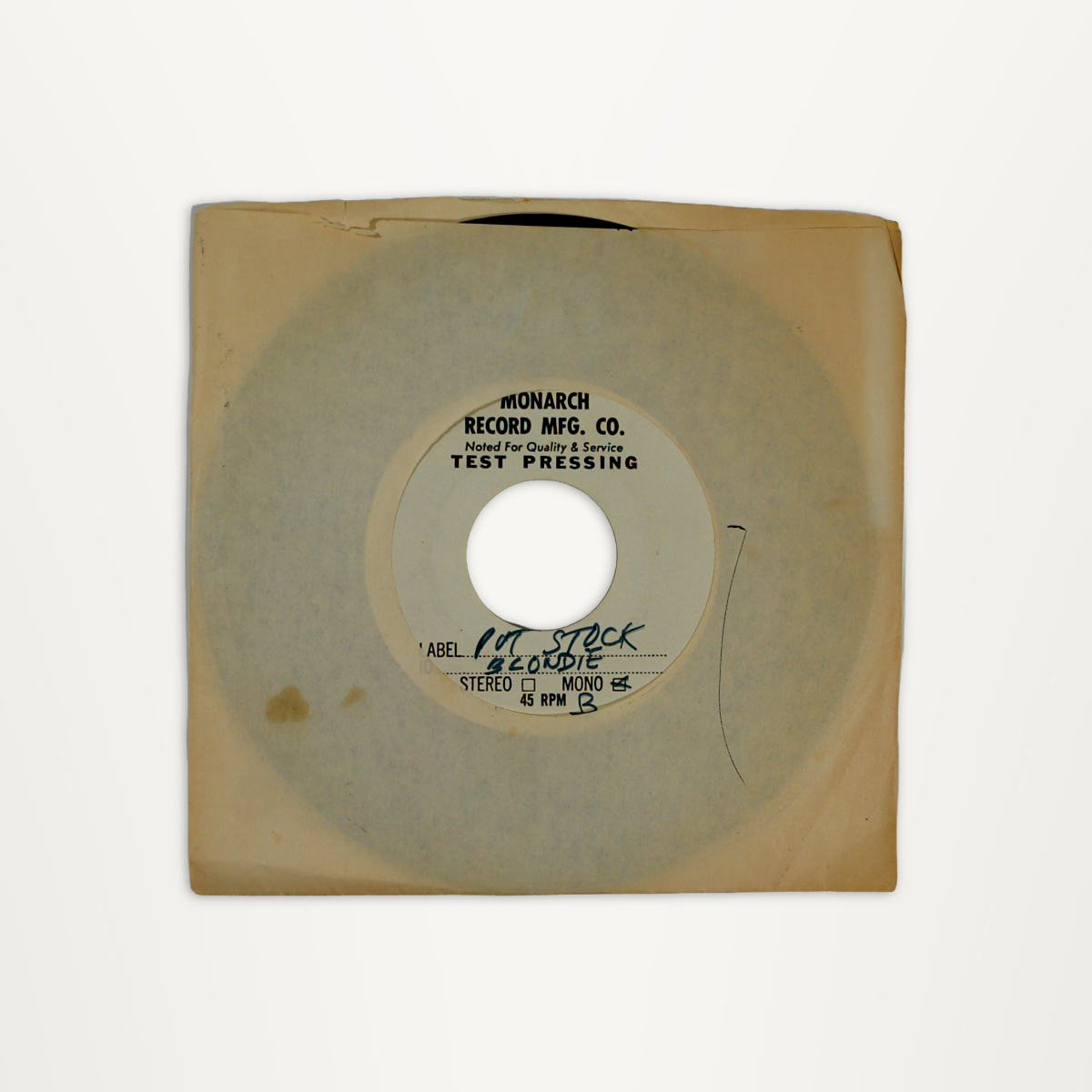 Blondie – X Offender / In the Sun Test Pressing