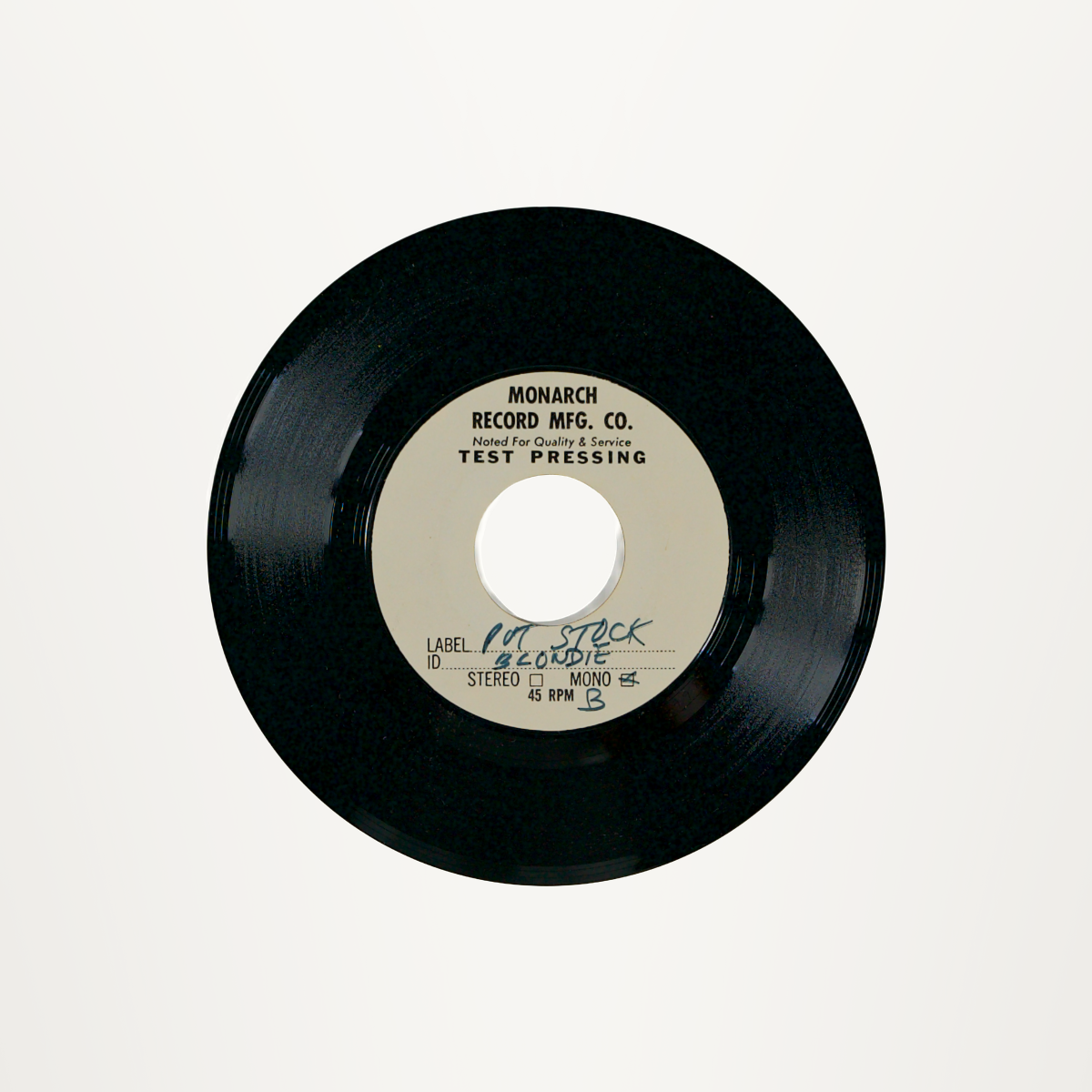 Blondie – X Offender / In the Sun Test Pressing