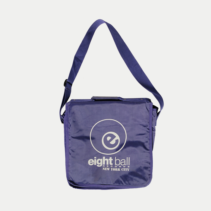 Lot 15: Eight-Ball Records Vinyl Bag – Rare - Holds ~25 Records
