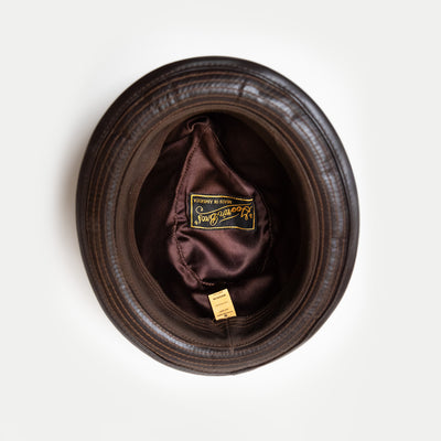 Leather Mini Fedoras – Goorin Bros. Custom Style (brown)