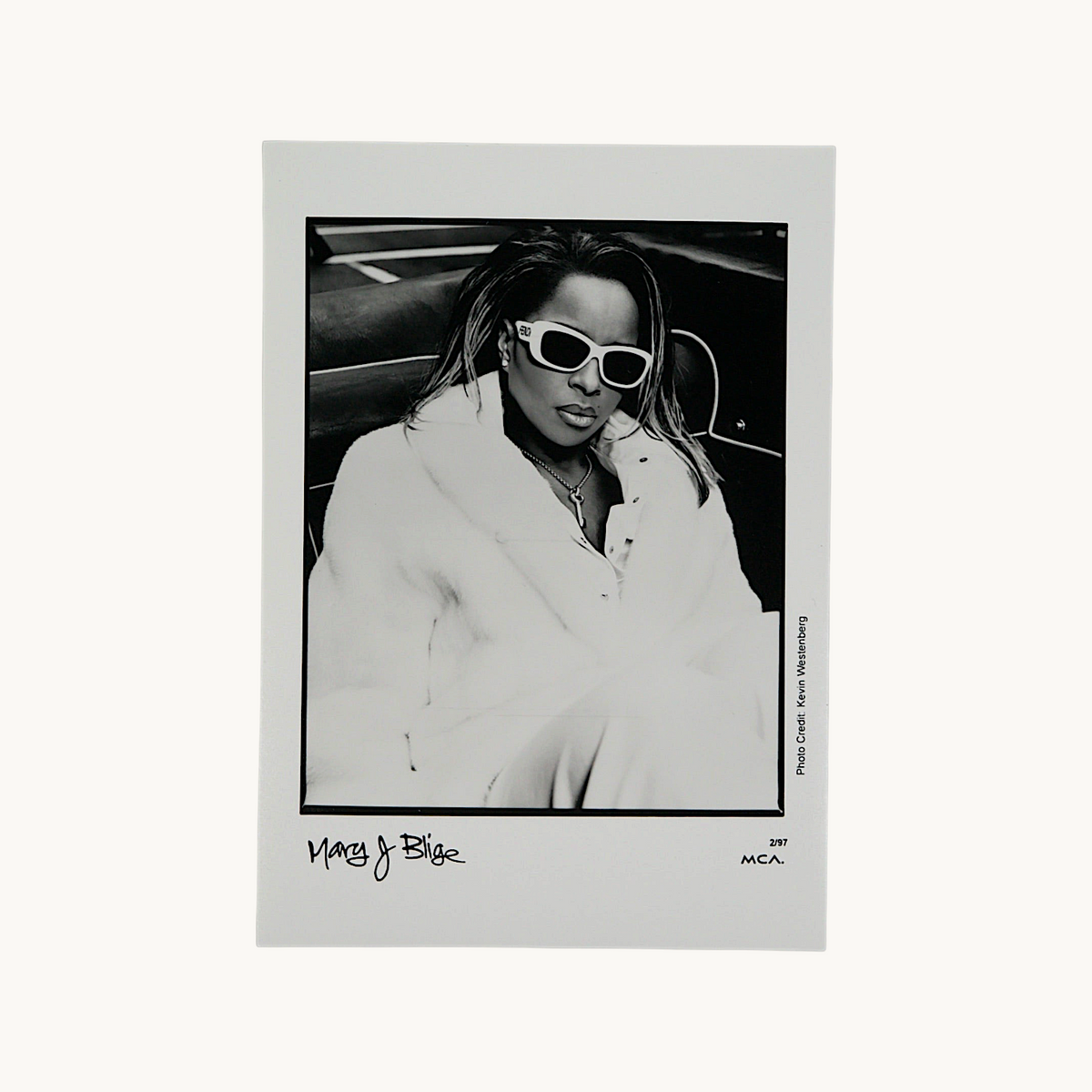 Mary J. Blige promotional photograph by Karen Westenberg (1997)
